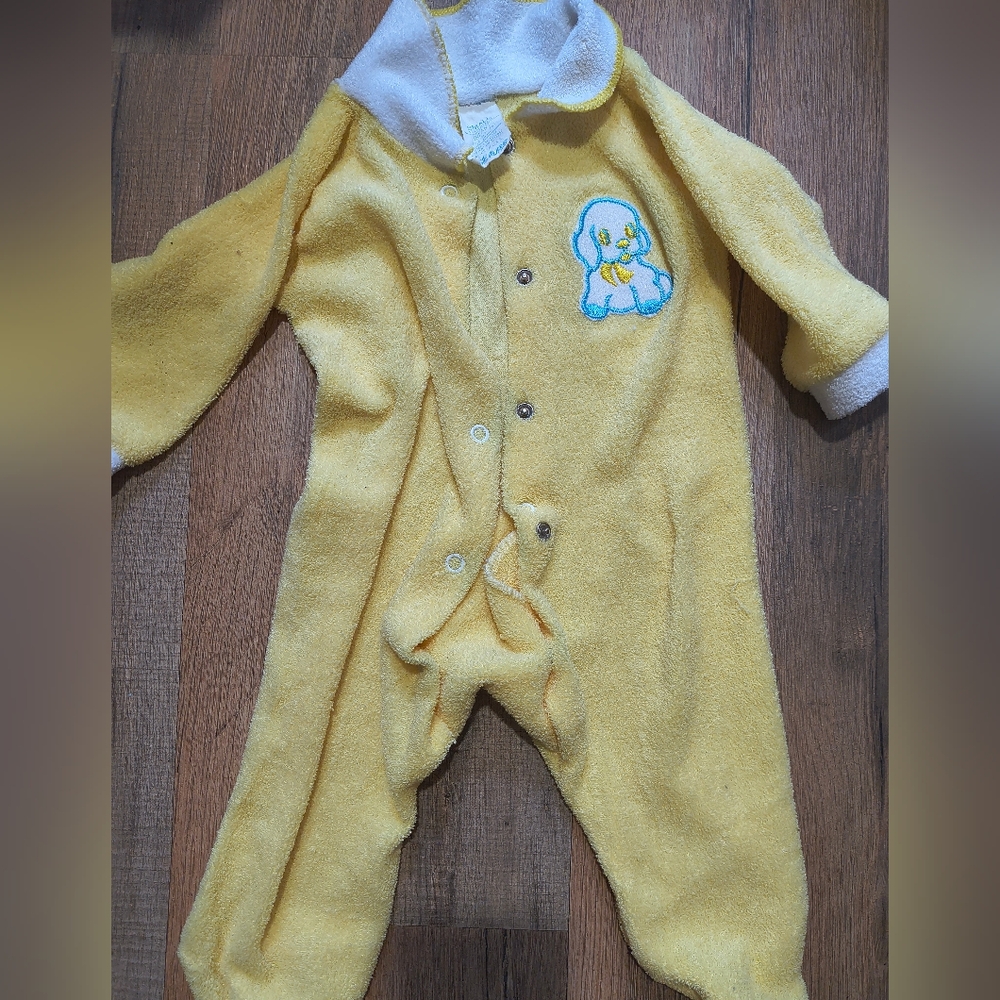 Sears Kids Pajamas - Yellow with Tweety Design